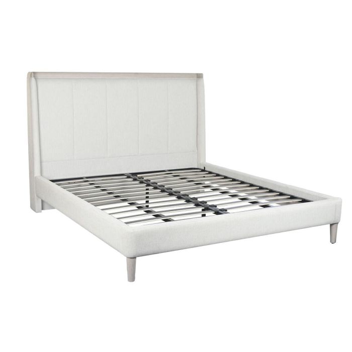 Cama Home ESPRIT Gris claro 196 x 223 x 135 cm Cama Home ESPRIT Gris claro 196 x 223 x 135 cm