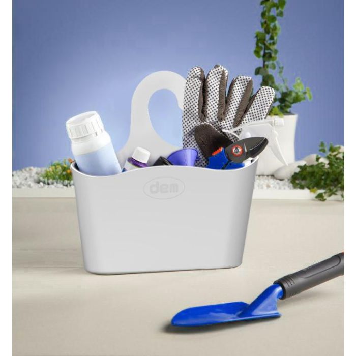 Inde Cesta Organizadora Multiusos Dem para Ducha de Plástico - 26 cm Largo x 8,5 cm Ancho x 14,5 cm Alto (12 Unidades) 1 Inde Cesta Organizadora Multiusos Dem para Ducha de Plástico - 26 cm Largo x 8,5 cm Ancho x 14,5 cm Alto (12 Unidades) 1