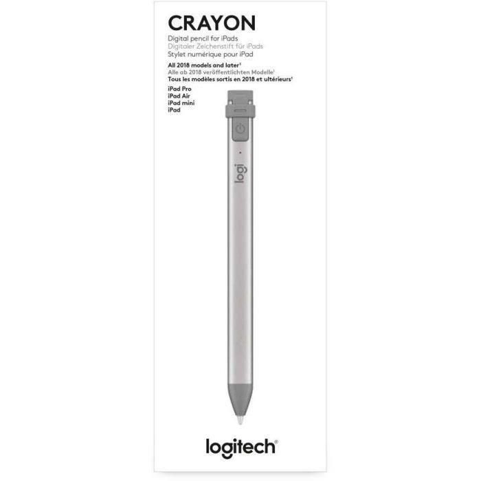 Lápiz digital versátil - LOGITECH - Para iPad (todos los modelos 2018 y posteriores) - Gris 5 Lápiz digital versátil - LOGITECH - Para iPad (todos los modelos 2018 y posteriores) - Gris 5