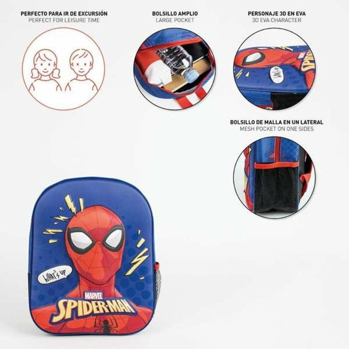 Mochila infantil 3D spiderman 8.0 x 32.0 x 26.0 cm 2 Mochila infantil 3D spiderman 8.0 x 32.0 x 26.0 cm 2