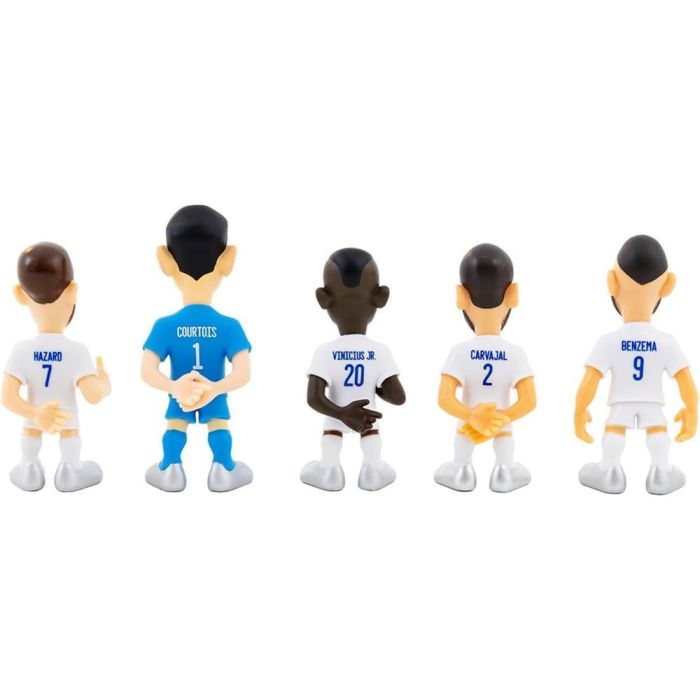 Minix Pack Real Madrid 5 Figuras 7cm Luka Modric, Thibaut Courtois, Vinicius Jr., Jude Bellingham y Eduardo Camavinga 3