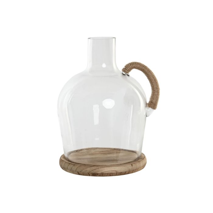 Centro Mesa Cottage DKD Home Decor Transparente Marron 23 x 33 x 23 cm (2 Unidades) 0 Centro Mesa Cottage DKD Home Decor Transparente Marron 23 x 33 x 23 cm (2 Unidades) 0