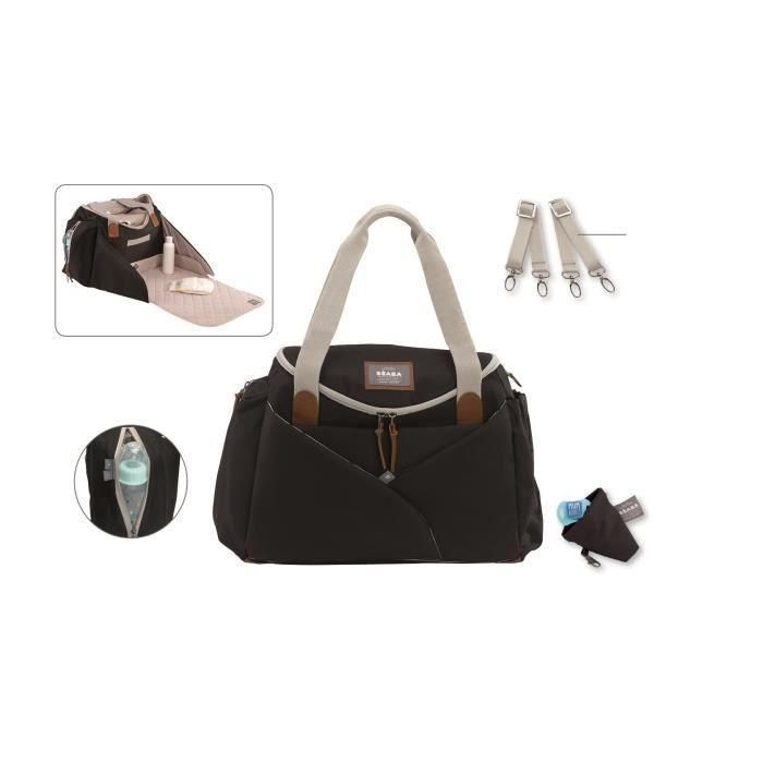 BEABA Bolso cambiador Sydney II Smart colors negro 1