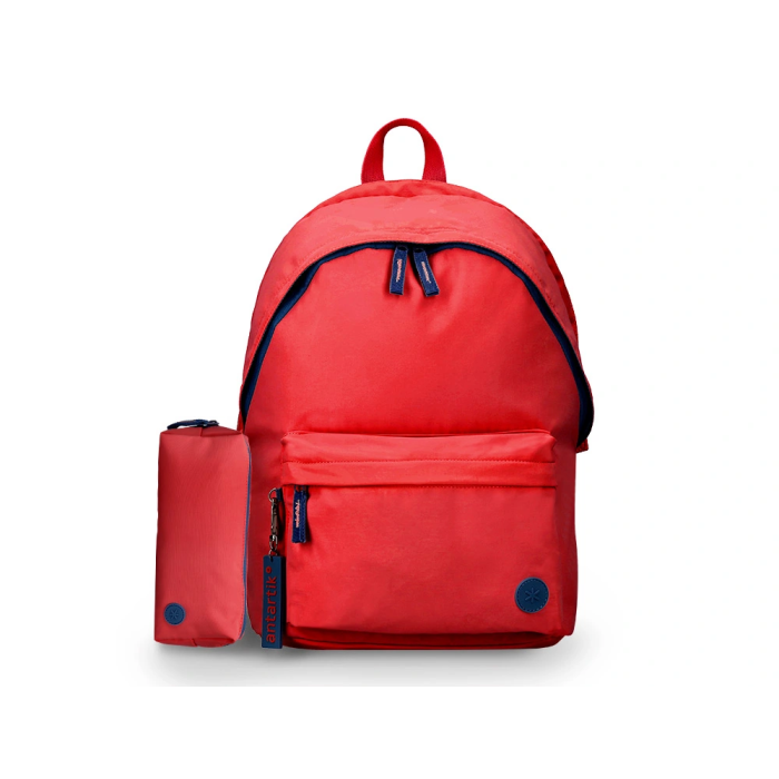 Antartik Mochila Basic Pack con Bolsillo para Portátil Roja 20 L 300x160x420 mm 10