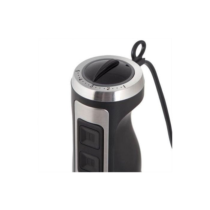 Orbegozo BT 2760 Batidora de Mano 1000W con Vaso 600ml, Picador 500ml y Batidor, Acero Inoxidable, 2 Velocidades + Turbo 2 Orbegozo BT 2760 Batidora de Mano 1000W con Vaso 600ml, Picador 500ml y Batidor, Acero Inoxidable, 2 Velocidades + Turbo 2