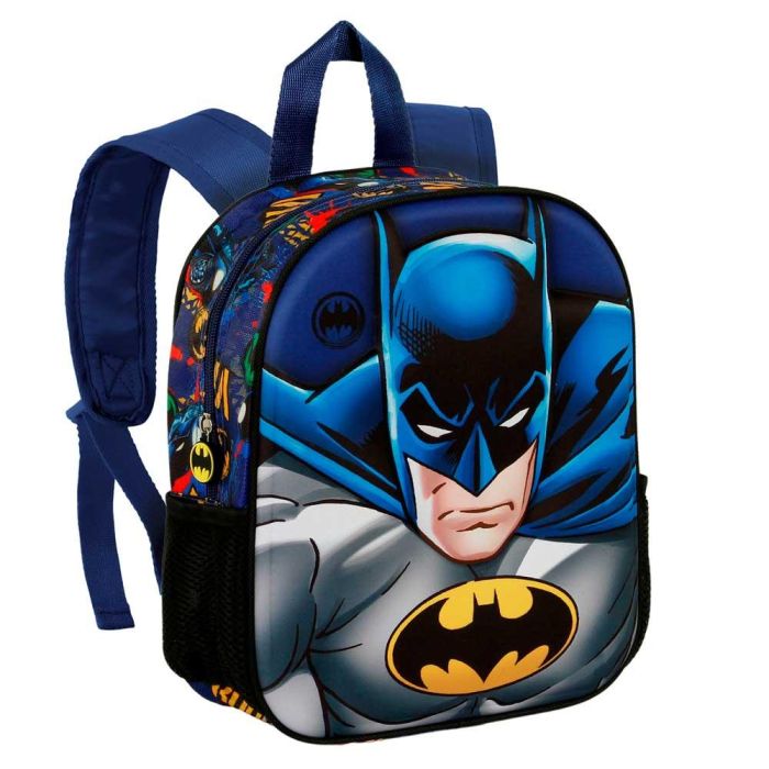 Mochila 3D Pequeña Rage DC Comics Batman Azul 2