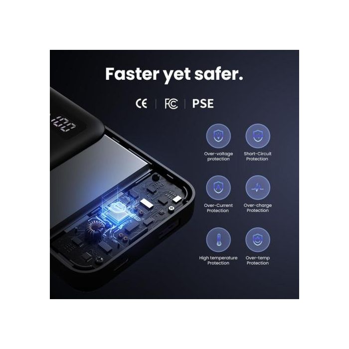 UGREEN UG25742 Batería Externa Power Bank Ión de Litio 10000 mAh Carga Rápida Negro 7 UGREEN UG25742 Batería Externa Power Bank Ión de Litio 10000 mAh Carga Rápida Negro 7