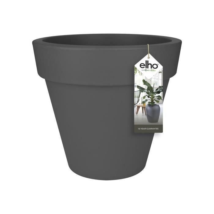 Elho Pure Round 40 Maceta Antracita Interior/Exterior Ø 39 x H 35,7 cm Elho Pure Round 40 Maceta Antracita Interior/Exterior Ø 39 x H 35,7 cm