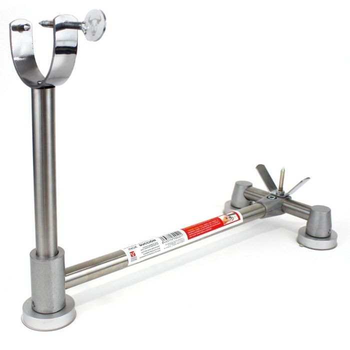 Soporte jamonero inoxidable con succión Quttin (4 Unidades) 6 Soporte jamonero inoxidable con succión Quttin (4 Unidades) 6