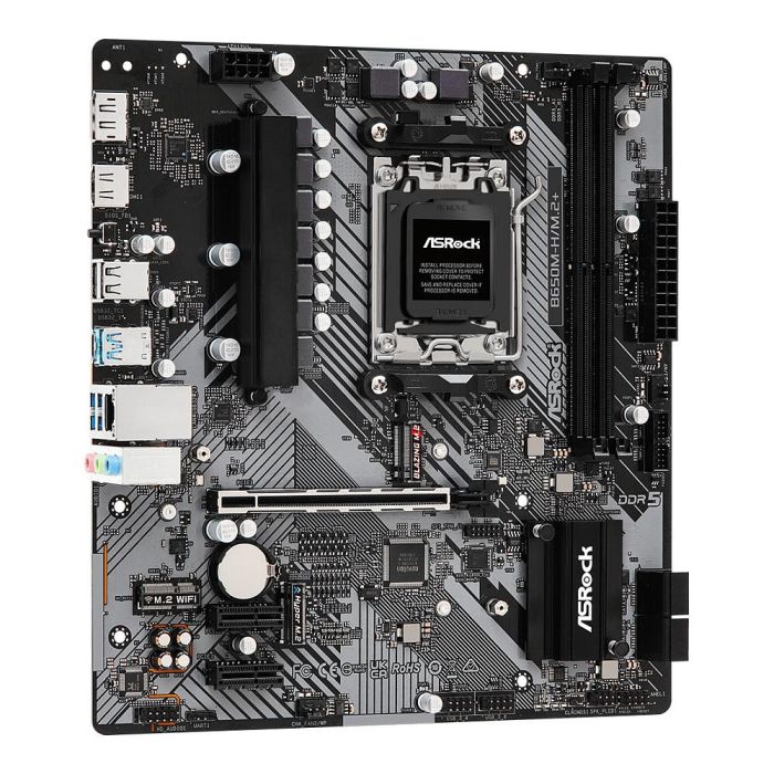 ASRock Placa Base B650M-H/M.2+ para AMD Zócalo AM5 DDR5 Micro ATX