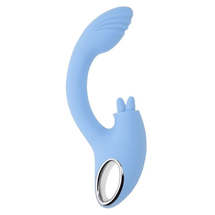 Vibrador Doble Estimulación Evolved Playboy Azul 22 Vibrador Doble Estimulación Evolved Playboy Azul 22