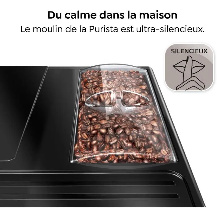 Melitta F230-101 Cafetera Espresso Automática con Molinillo de Granos - 1450W - Tanque 1.2L - Plata 1