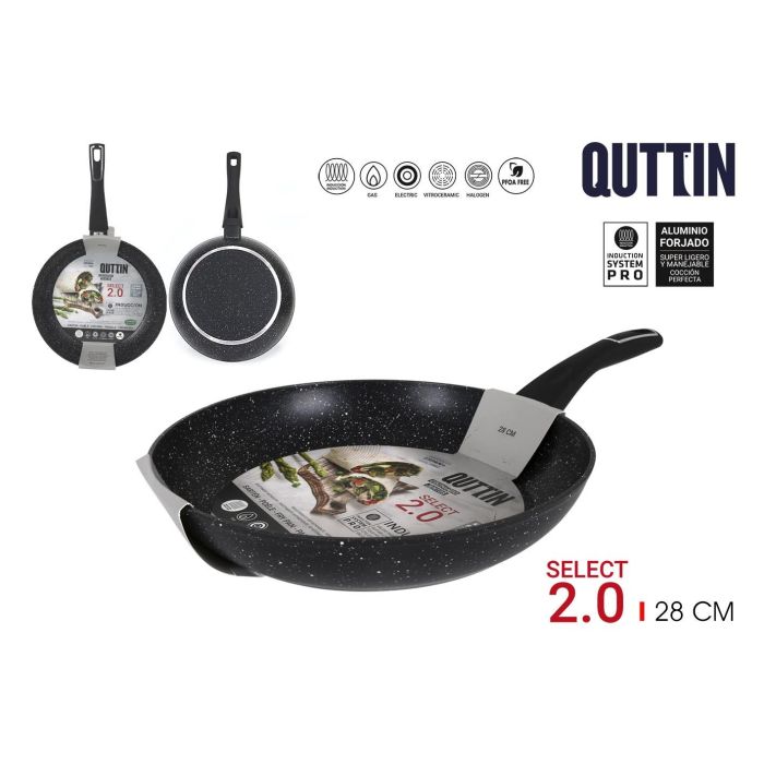 Quttin Sarten 28 cm Soft Titanium Induction Select 2.0 (6 Unidades)