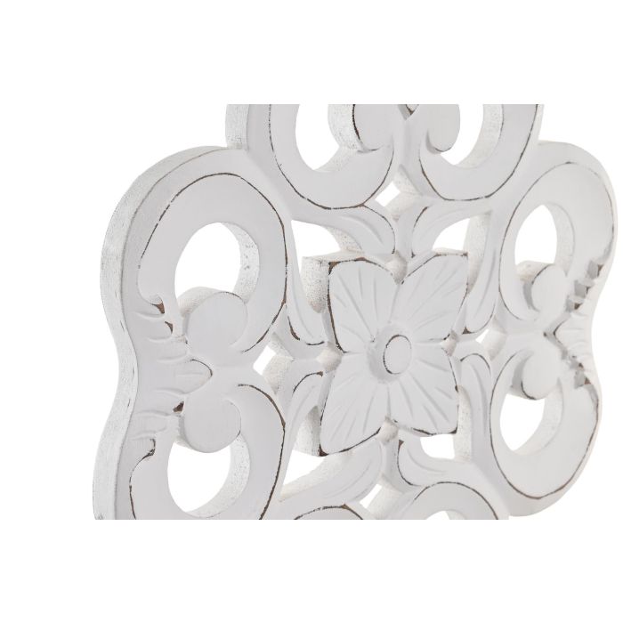 DKD Home Decor Blanco 8 x 35 x 30 cm (4 Unidades) Decoracion Romantico 1