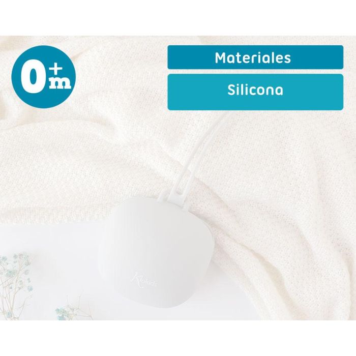 KioKids Guardachupetes En Silicona Gris Para Niños +0 Meses 4