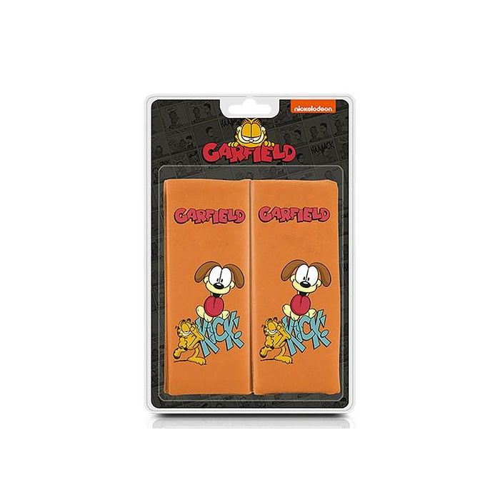 Almohadillas para Cinturón de Seguridad GAR101 Naranja Garfield 2 Almohadillas para Cinturón de Seguridad GAR101 Naranja Garfield 2