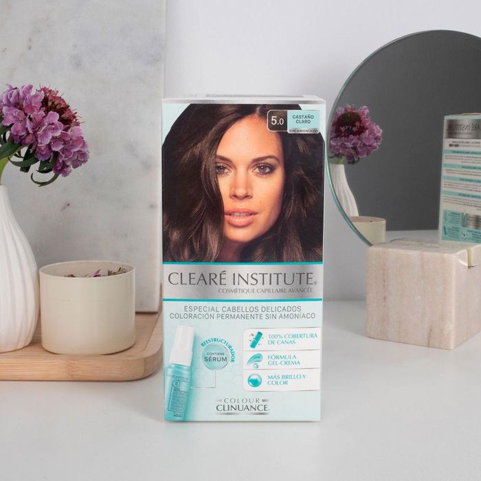 Clearé Institute COLOUR CLINUANCE Cabellos Delicados Tinte Semipermanente 5.0 Castaño Claro 1 Und
