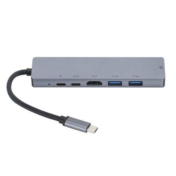 eSTUFF Hub Móvil 6 en 1 USB-C para Laptop – Expansión de Puertos Compacta para Oficina y Hogar 1 eSTUFF Hub Móvil 6 en 1 USB-C para Laptop – Expansión de Puertos Compacta para Oficina y Hogar 1