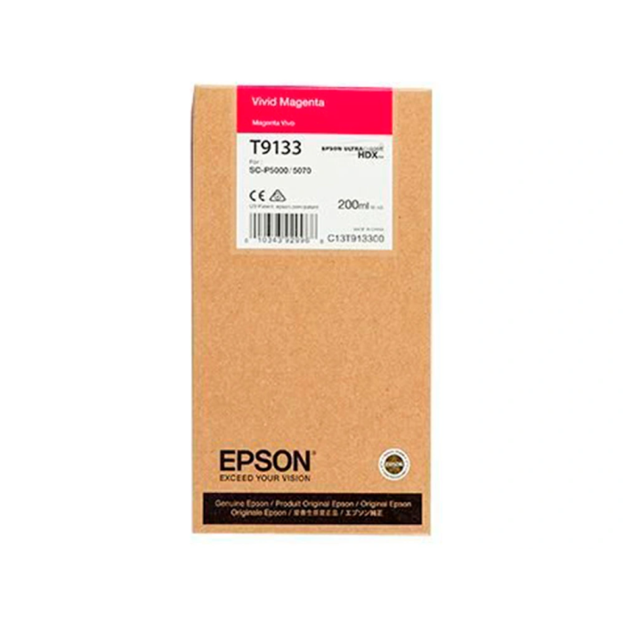 EPSON T9133 Vivid Magenta Ink Cartridge (200ml) para SC-P5000 1
