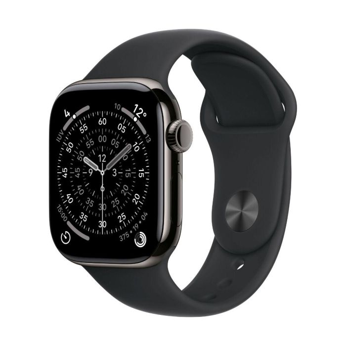 Apple Watch Series 11 GPS + Cellular 46mm Slate Titanium Case with Black Sport Band S/M MFD14W Apple Watch Series 11 GPS + Cellular 46mm Slate Titanium Case with Black Sport Band S/M MFD14W