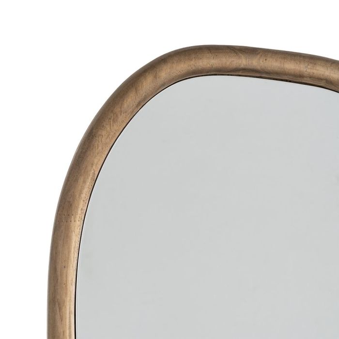 Espejo Natural Madera Decoración 38,50 X 3 X 62 cm