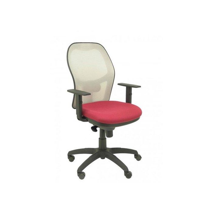 Silla Piqueras Y Crespo Jorquera Brazos Regulables Mecanismo Sincro Con Regulador De Tension Respaldo De Malla Gris Y Asiento Tapizado Bali Granate Silla Piqueras Y Crespo Jorquera Brazos Regulables Mecanismo Sincro Con Regulador De Tension Respaldo De Malla Gris Y Asiento Tapizado Bali Granate