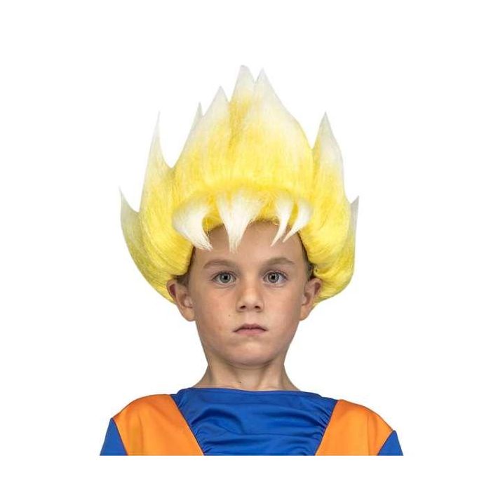 My Other Me Peluca Infantil Goku Sayan Talla Única Multicolor 1