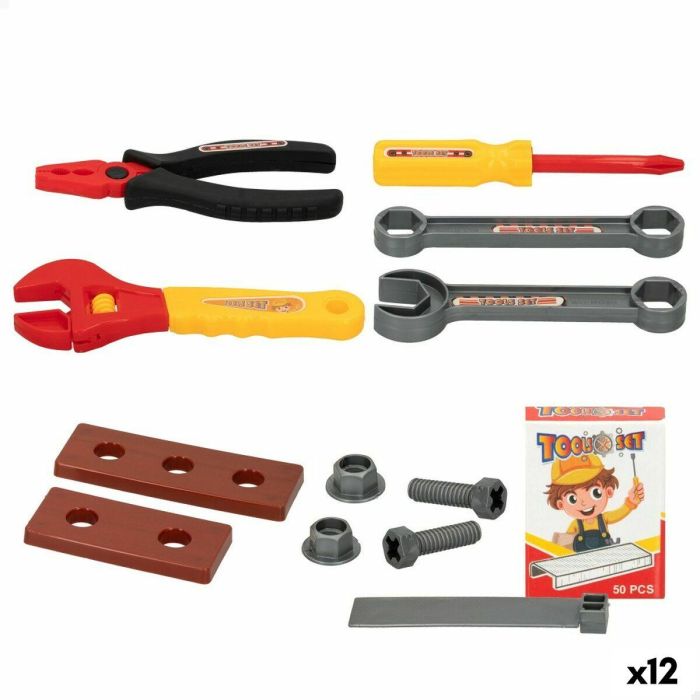 Herramientas de juguete Colorbaby 13 Piezas 6 x 1,5 x 17,5 cm 12 Unidades Herramientas de juguete Colorbaby 13 Piezas 6 x 1,5 x 17,5 cm 12 Unidades