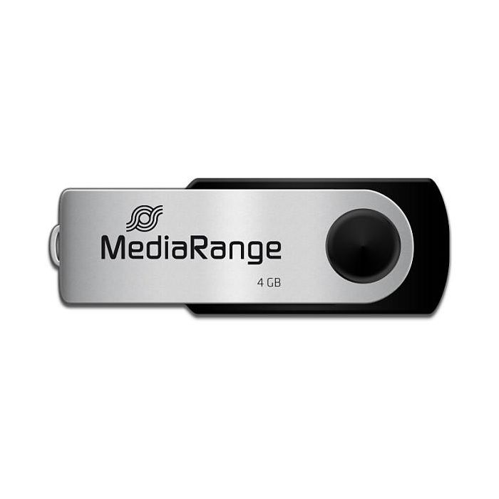 MEDIARANGE MR907 STICK 4GB USB Type-A / Micro-USB 2.0 Schwarz Silber 2