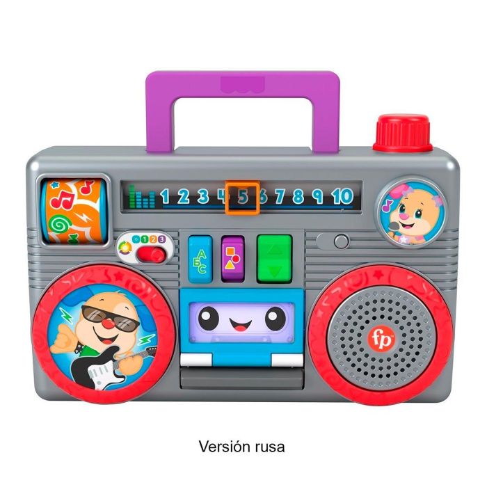 Radiocasete Rie Y Aprende Fisher Price Ruso Gyb99 Mattel