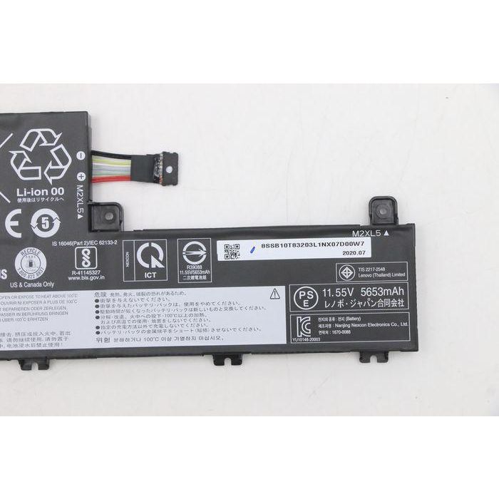 Lenovo Internal lithium-ion battery with 68Wh capacity, 6-cell configuration, compatible with select Lenovo laptops. 2 Lenovo Internal lithium-ion battery with 68Wh capacity, 6-cell configuration, compatible with select Lenovo laptops. 2