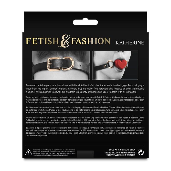 Mordaza NS Novelties KATHERINE RED 4 Mordaza NS Novelties KATHERINE RED 4