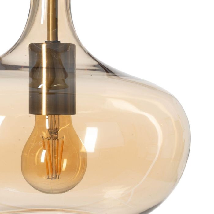 Lámpara de Techo Dorado Caramelo 60 W 3 Lámpara de Techo Dorado Caramelo 60 W 3