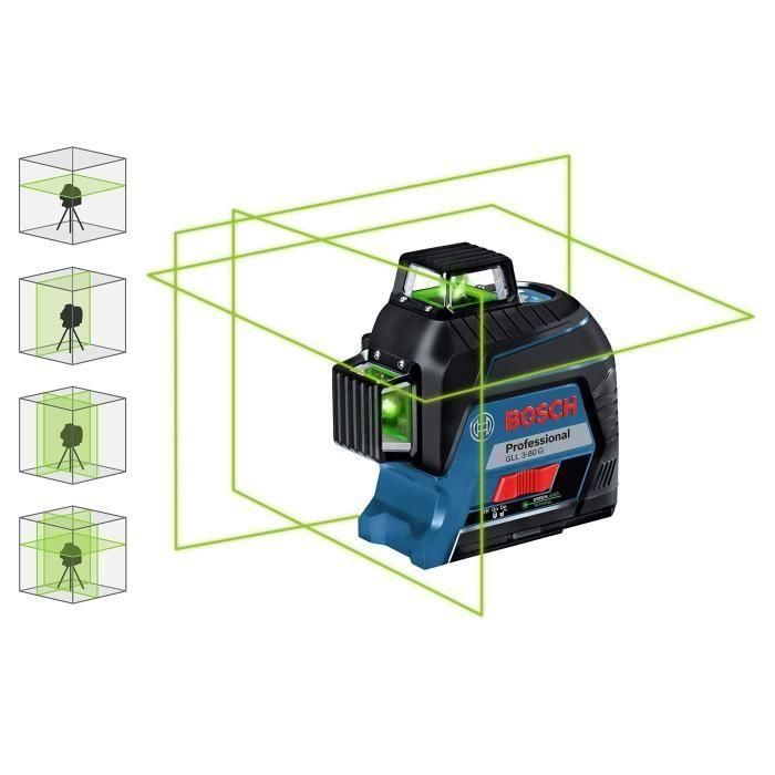 Líneas láser GLL 3-80 g (versión de batería) Bosch Professional 0601063Y00 1 Líneas láser GLL 3-80 g (versión de batería) Bosch Professional 0601063Y00 1