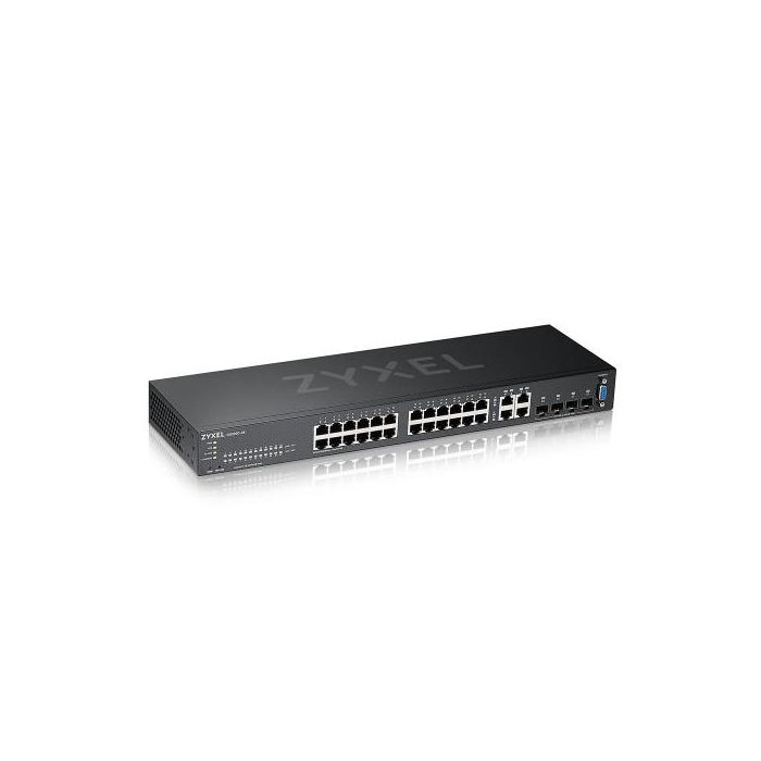 Zyxel GS2220-28-EU0101F switch Gestionado L2 Gigabit Ethernet (10/100/1000) Negro Zyxel GS2220-28-EU0101F switch Gestionado L2 Gigabit Ethernet (10/100/1000) Negro