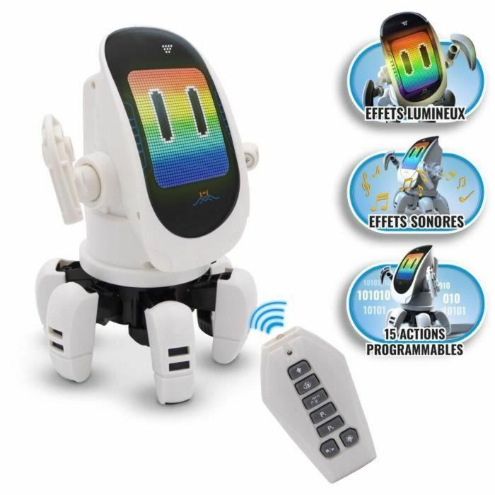 Silverlit SIL1722952167104 YCOO Octobot Squid - Robot de juguete programable a control remoto, azul, +5 años