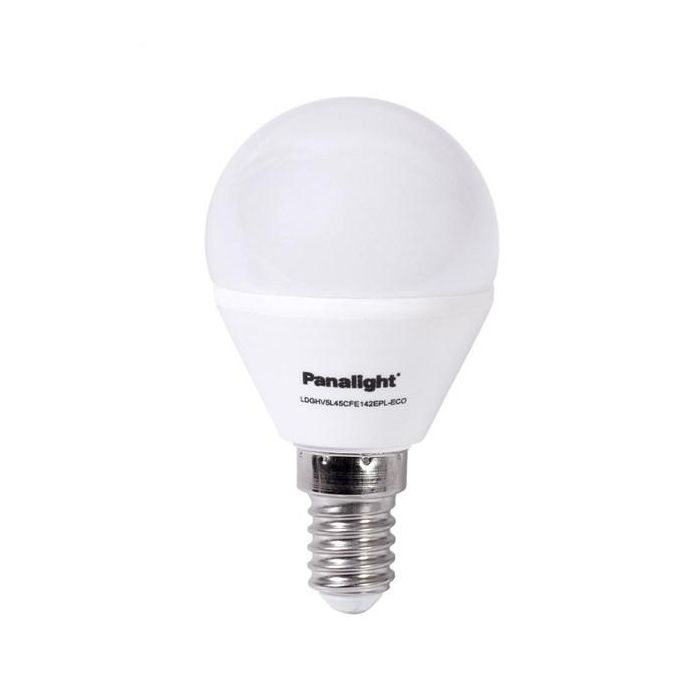 Lámpara Led Esférica Frost E14 De 4W 4500K Pack De 4 PANASONIC-PANALIGHT LDGHV5L45CFE142EPL-ECO-4x 1