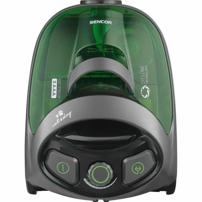 Aspirador de bidón sin bolsa - SENCOR - SVC 1016GR - 800 W - 80 dB - 1,5 L - Negro / Verde 2 Aspirador de bidón sin bolsa - SENCOR - SVC 1016GR - 800 W - 80 dB - 1,5 L - Negro / Verde 2
