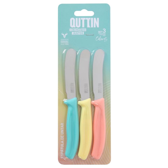 Set de 3 cucharas para untar 20 cm Basic - Inde (12 Cajas) 1 Set de 3 cucharas para untar 20 cm Basic - Inde (12 Cajas) 1