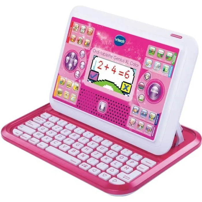 VTECH Tableta Genius XL Educativa 2 en 1 Color Rosa para Niños a partir de 5 años 0 VTECH Tableta Genius XL Educativa 2 en 1 Color Rosa para Niños a partir de 5 años 0