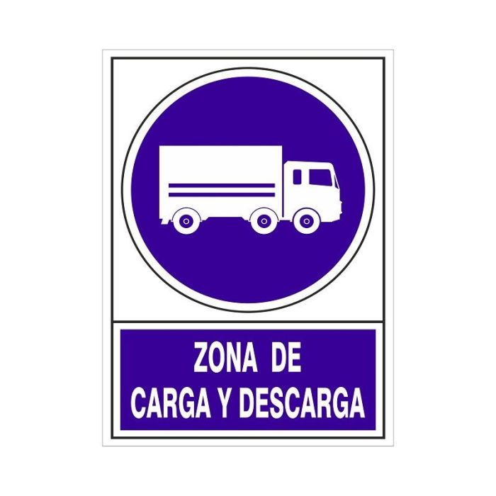 Señal 680 Plas.295X210''Zona Carga/Desc.'' Zona De Carga Y Descarga Duver 1 Señal 680 Plas.295X210''Zona Carga/Desc.'' Zona De Carga Y Descarga Duver 1