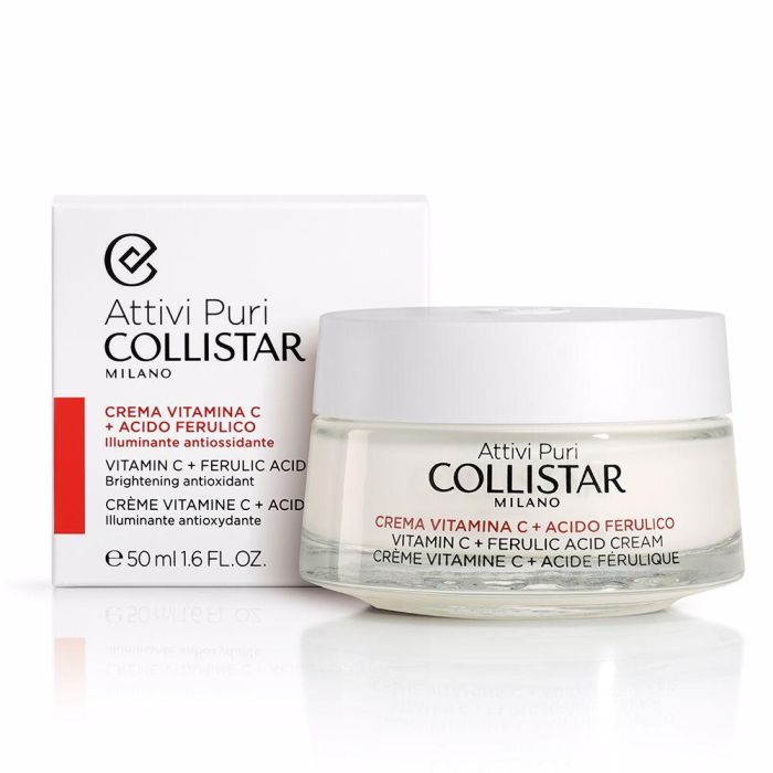 Collistar Crema ATTIVI PURI Vitamina C + Ácido Ferúlico Tratamiento Facial Hidratante Efecto Flash 50 ml Collistar Crema ATTIVI PURI Vitamina C + Ácido Ferúlico Tratamiento Facial Hidratante Efecto Flash 50 ml