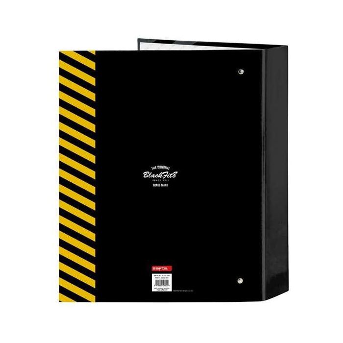 Carpeta de anillas BlackFit8 Zone Negro A4 27 x 33 x 6 cm 1