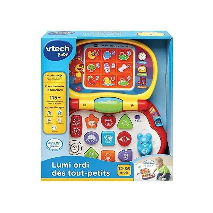 Vtech Baby Lumi Ordi Des Tout-Petits Computadora para niños de 12 a 36 meses 4 Vtech Baby Lumi Ordi Des Tout-Petits Computadora para niños de 12 a 36 meses 4