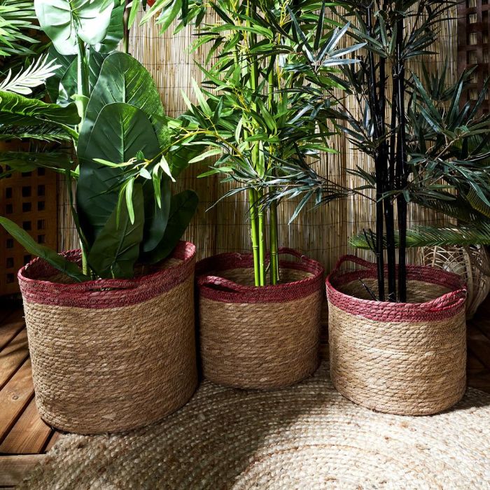 Juego De 3 Cestas Trenzadas Bicolo Home Deco Factory 5