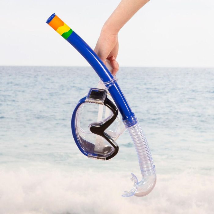 Gafas de Buceo con Tubo AquaSport Azul (6 Unidades) 5