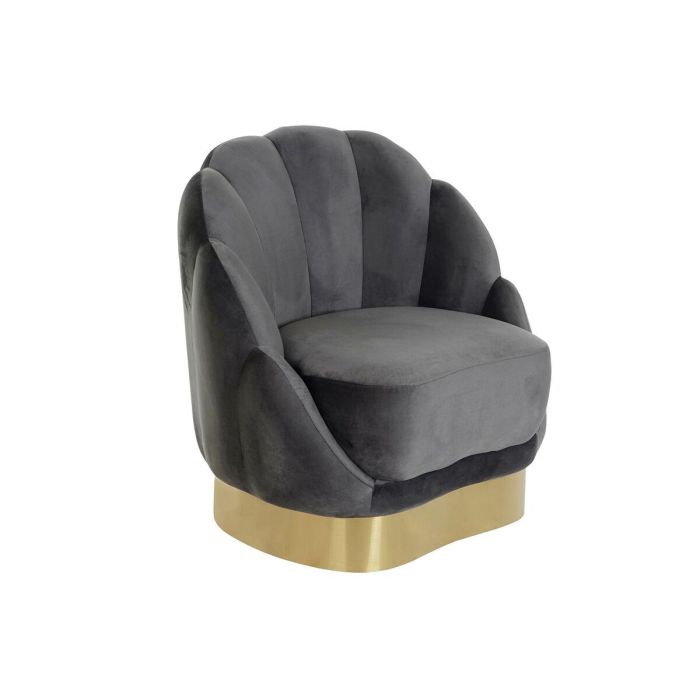 Butaca Moderno DKD Home Decor Gris Oscuro 80 x 85 x 86 cm Butaca Moderno DKD Home Decor Gris Oscuro 80 x 85 x 86 cm