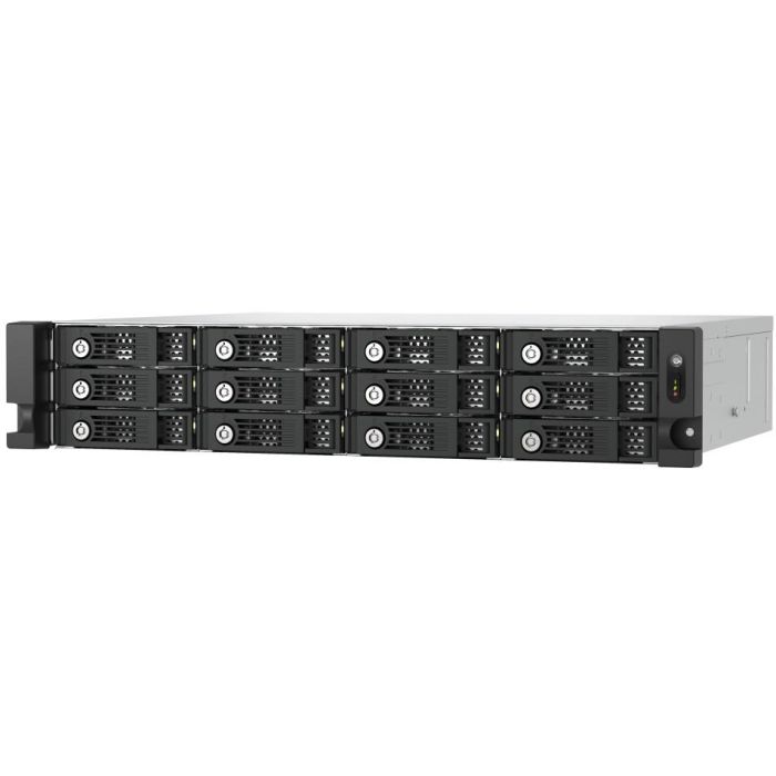 QNAP TL-R1200PES-RP Caja de Disco Duro/SSD 12 Bahías 2U Rackmount PCIe SATA JBOD 4 QNAP TL-R1200PES-RP Caja de Disco Duro/SSD 12 Bahías 2U Rackmount PCIe SATA JBOD 4