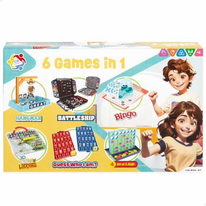 Juego de Mesa Colorbaby (4 Unidades) 6 Juego de Mesa Colorbaby (4 Unidades) 6