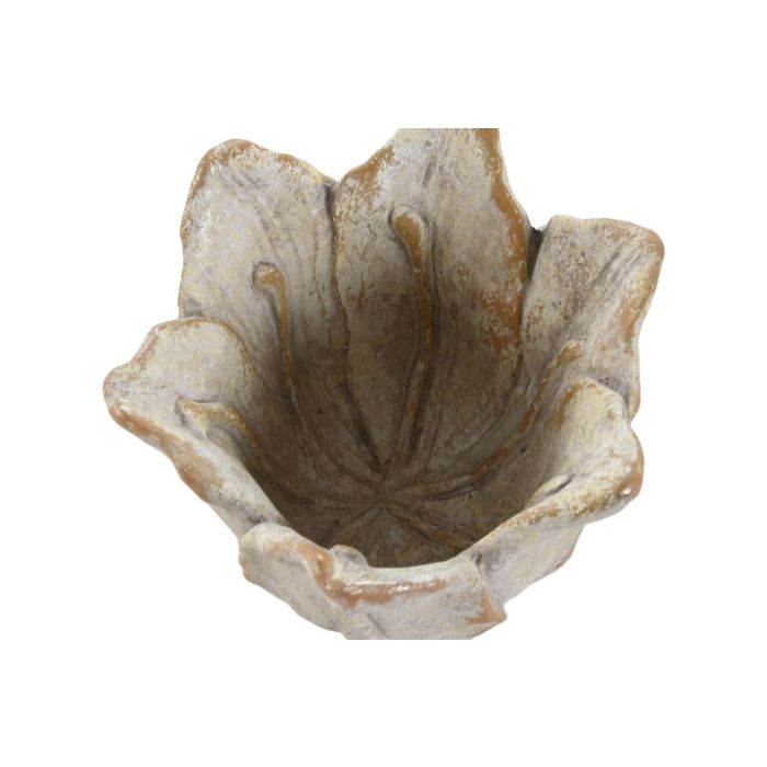 Macetero Shabby DKD Home Decor Gris 20 x 17 x 20 cm Set de 2 (4 Unidades) 2 Macetero Shabby DKD Home Decor Gris 20 x 17 x 20 cm Set de 2 (4 Unidades) 2